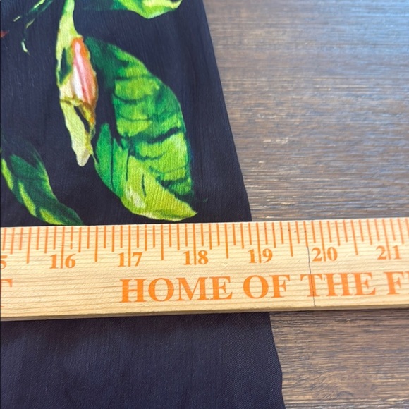 Rocco Sand Black Strappy Cowl Neck Oversized Floral Maxi Dress Size XL - Picture 12 of 15